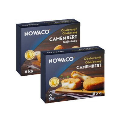Obalovaný Camembert Nowaco 185 g